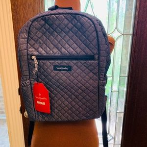 Vera Bradley Backpack in Moonlight Navy (Denim Look)
